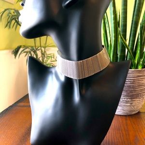 2 for $15 - NEW N.Y. & Co silver tone choker necklace NWOT